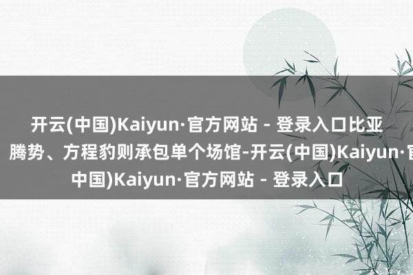 开云(中国)Kaiyun·官方网站 - 登录入口比亚迪过头子品牌仰望、腾势、方程豹则承包单个场馆-开云(中国)Kaiyun·官方网站 - 登录入口