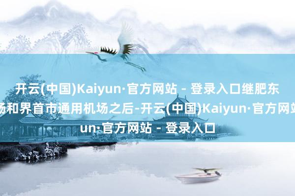 开云(中国)Kaiyun·官方网站 - 登录入口继肥东白龙通用机场和界首市通用机场之后-开云(中国)Kaiyun·官方网站 - 登录入口