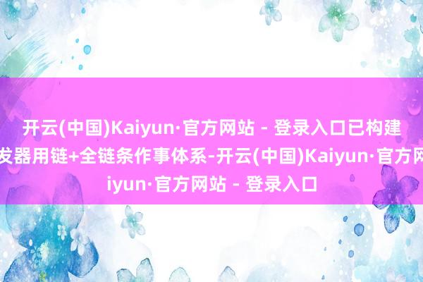 开云(中国)Kaiyun·官方网站 - 登录入口已构建端到端愚弄开发器用链+全链条作事体系-开云(中国)Kaiyun·官方网站 - 登录入口
